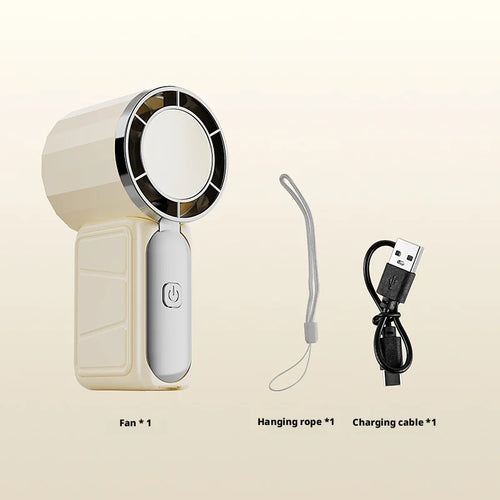 SEAMETAL Mini Portable Fan Air Turbo Tech 5 Gear Wind Adjustable